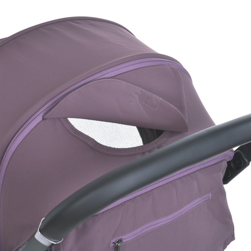 Дитяча прогулянкова Коляска EL CAMINO BEYA (ME 1127-B Vintage Plum) з чохлом на ніжки