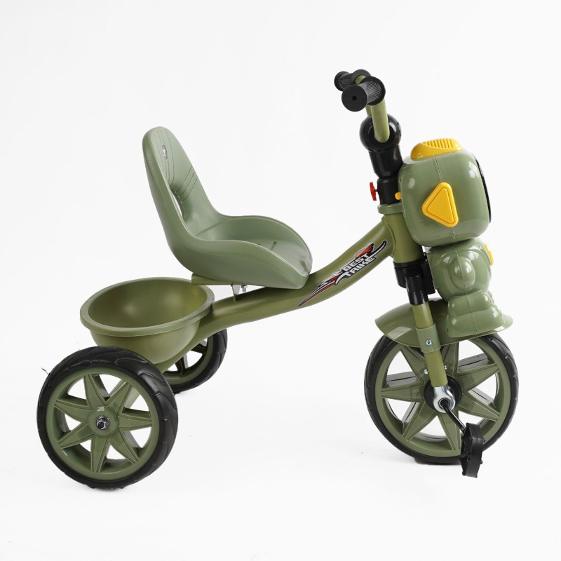 Дитячий триколісний Велосипед Best Trike (BS-50570) сталева рама, кошик, укр. озвучка