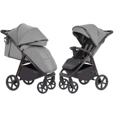 Дитяча коляска прогулянкова CARRELLO Bravo (CRL-5515 Mist Grey 2024 NF) складна