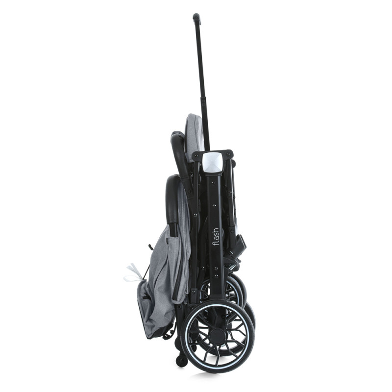 Дитяча прогулянкова Коляска BAMBI FLASH (M 5727-1 Silver Gray) алюміній