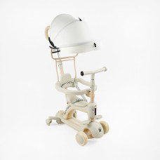 Дитячий триколісний самокат 5в1 "Skyper" (BG-60215) укр. озвучка, світло, дод. колеса