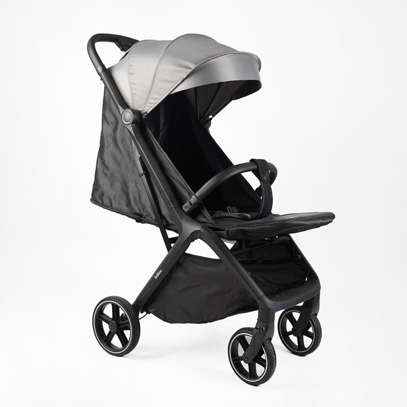 Дитяча прогулянкова Коляска JOY "Willow" (WL-65510) темно-сіра, футкавер, підсклянник, телескопічна ручка