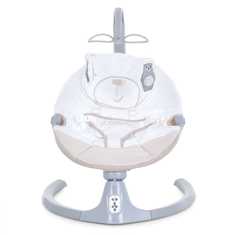 Дитячий Заколисуючий центр EL CAMINO CUTE (ME 1116 Beige) пульт, таймер, 12 мелодій, Bluetooth