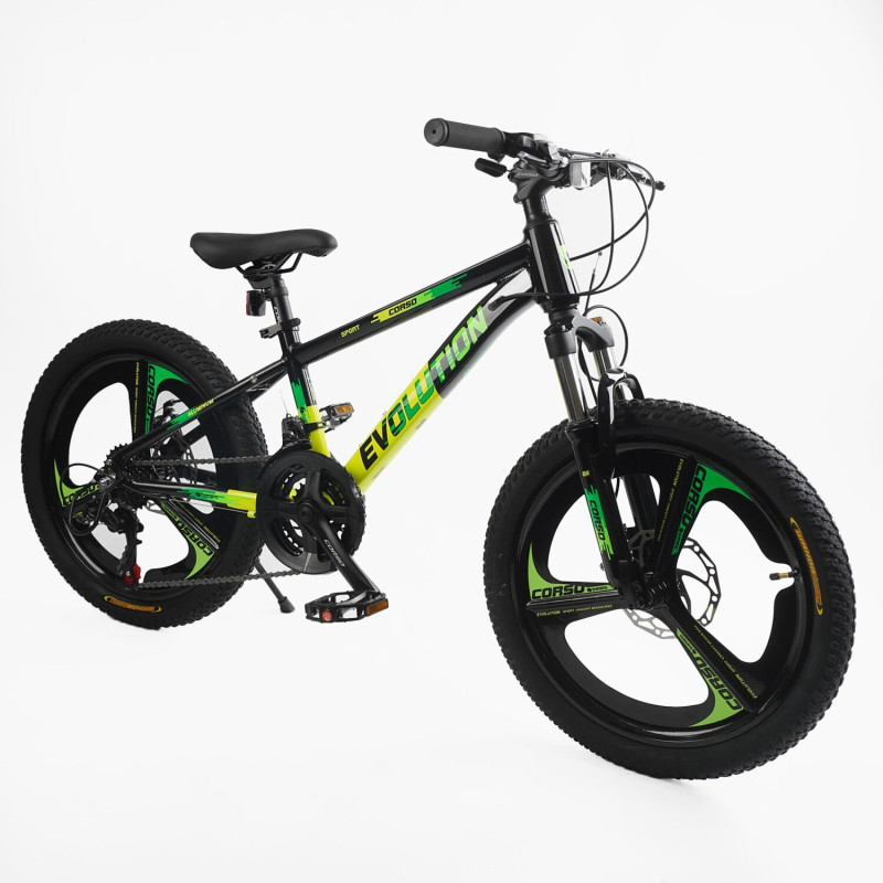 Дитячий Спортивний Велоcипед Corso «Evolution» 20 дюймів (EV-20438) рама алюмінієва