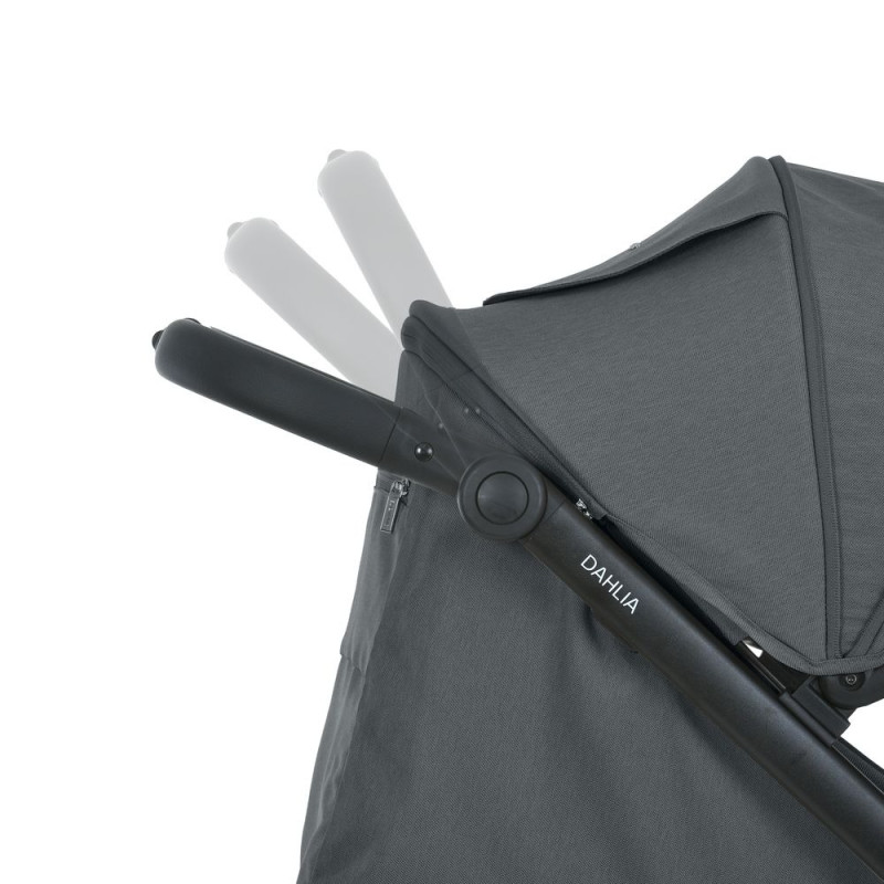 Дитячий візочок прогулянковий EL CAMINO DAHLIA (ME 1181 Volcanic Gray) чохол