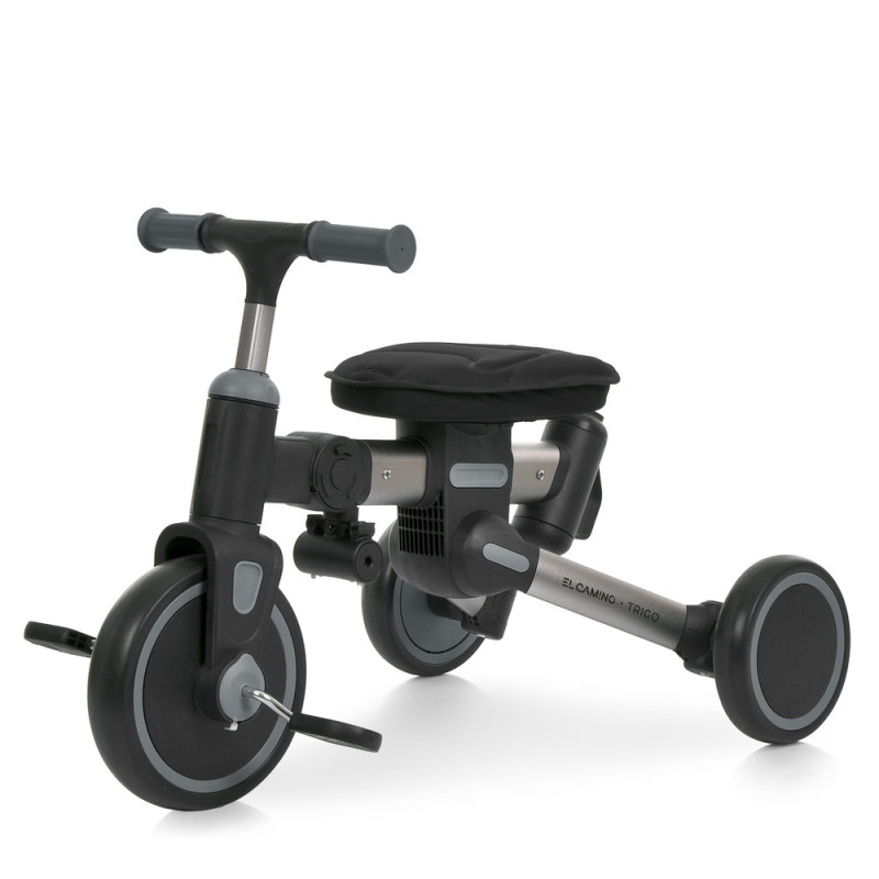 Дитячий Велосипед El Camino TRIGO (ME 1226 Frost Gray) поворот на 360°, кермо складане, дощовик