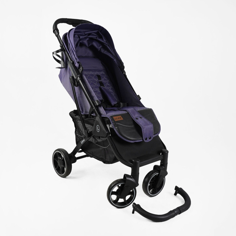 Дитяча прогулянкова Коляска JOY "Livvi" (LV-04270) синя, футкавер, підсклянник, телескопічна ручка