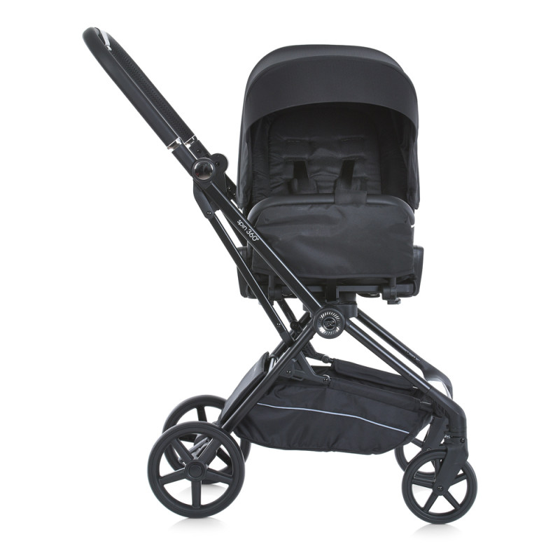 Коляска дитяча EL CAMINO SPIN 360 (ME 1138 Black) чорний