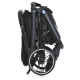 Дитяча прогулянкова Коляска EL CAMINO BEYA (ME 1127-B Black) з чохлом на ніжки