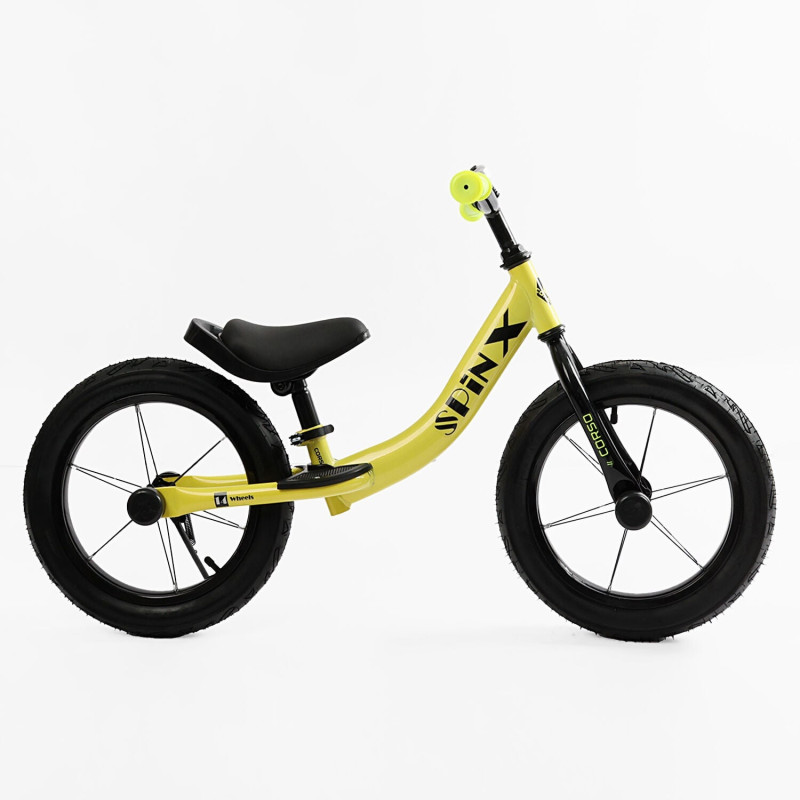 Дитячий Велобіг "CORSO Spin-X" 14 дюймів (PX-605-82) підніжка, підставка для ніг, дзвінок