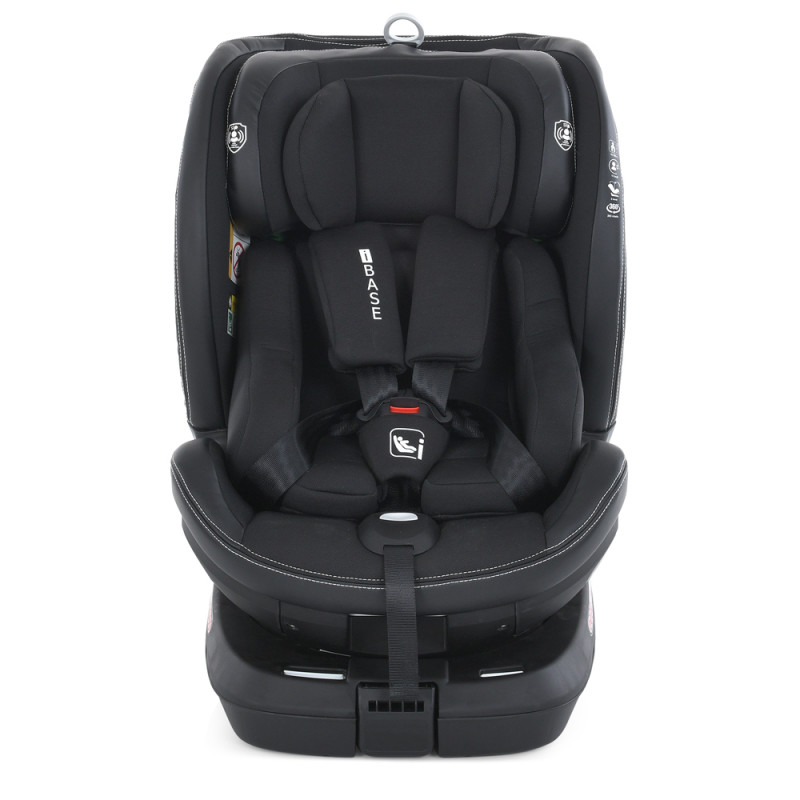 Дитяче автокрісло EL CAMINO i-BASE (ME 1109 Jet Black)