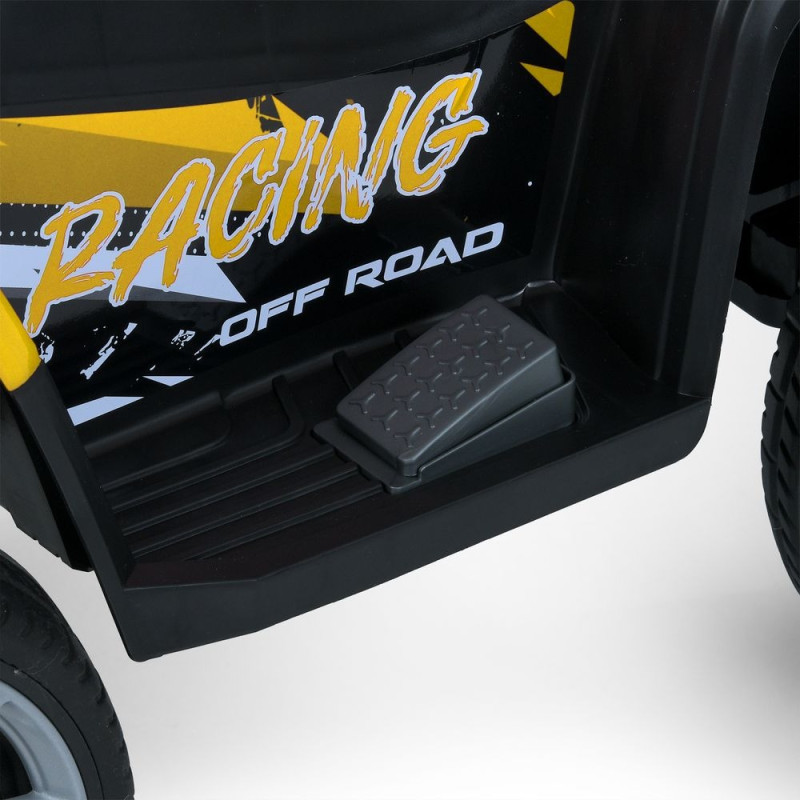 Дитяча каталка-толокар Квадроцикл Bambi Racer (M 6126EBLR-6) шкіра, музика, світло