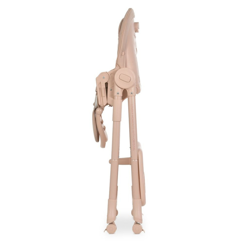 Дитячий стілець для годування EL CAMINO CRYSTAL (ME 1037 Nude Pink)