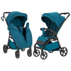 Детская прогулочная коляска CARRELLO Bravo Carbon (CRL-5530 Azure Blue)