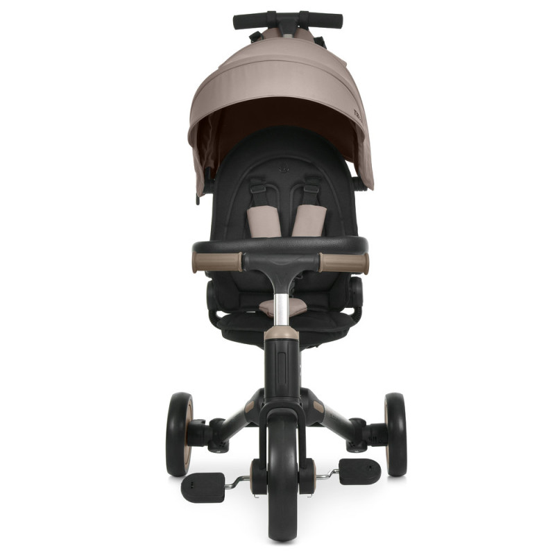 Дитячий Велосипед El Camino TRIGO (ME 1226 Taube Beige) поворот на 360°, кермо складане, дощовик