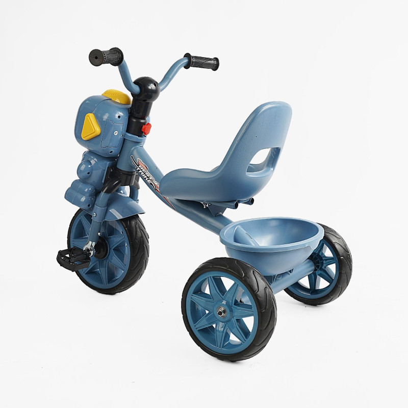 Дитячий триколісний Велосипед Best Trike (BS-40506) сталева рама, кошик, укр. озвучка