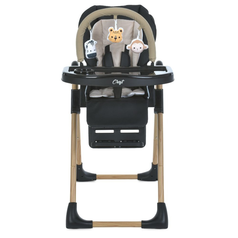 Стілець для годування EL CAMINO CRAFT (ME 1115-W Black)