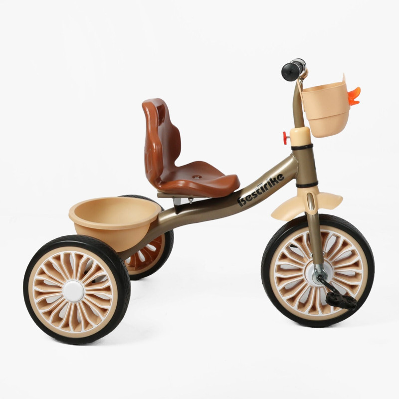 Дитячий триколісний велосипед Best Trike (BS-81694/BS-816-94) колеса EVA, сталева рама, кошик
