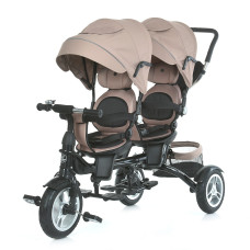 Триколісний велосипед для двійнят TURBO TRIKE (MT 1004 DUOS-3)