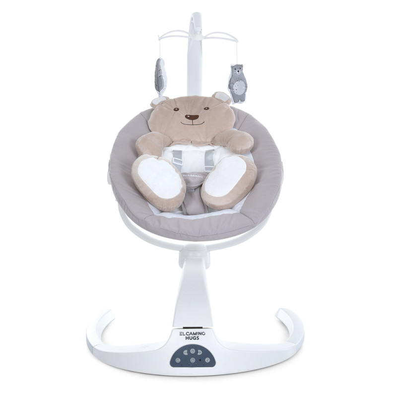 Дитячий центр EL CAMINO HUGS (ME 1077 Beige) пульт, APP, таймер, 12 мелодій, USB