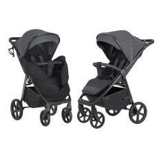 Дитяча коляска прогулянкова CARRELLO Bravo (CRL-5515 Storm Grey) складна