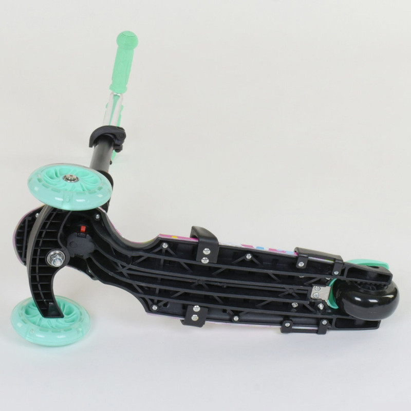 Самокат триколісний Best Scooter 5в1 (43702) PU колеса зі світлом