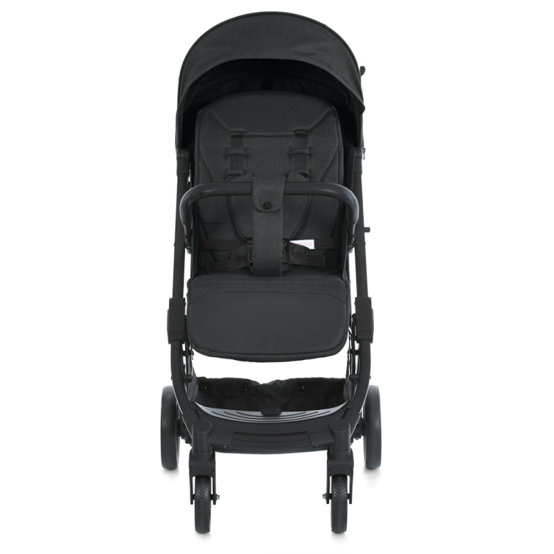 Дитяча прогулянкова Коляска BAMBI FLASH (M 5727-1 Almost Black) алюміній