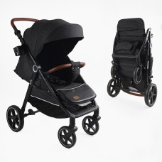 Дитяча прогулянкова Коляска "JOY" Sevillia (S-62892) чорний