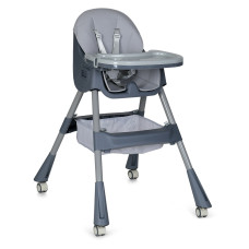 Дитячий Стільчик для годування Bambi (M 5722 Gray) сірий