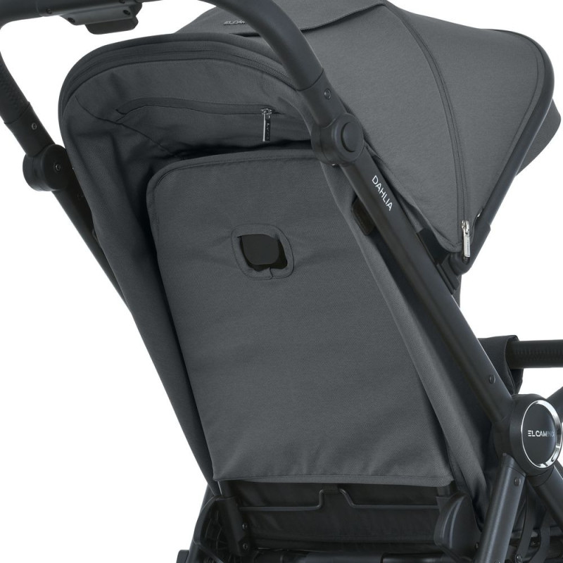 Дитячий візочок прогулянковий EL CAMINO DAHLIA (ME 1181 Volcanic Gray) чохол