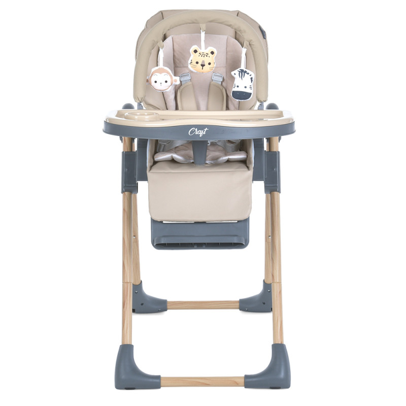 Стільчик для годування EL CAMINO CRAFT (ME 1115-W Beige)