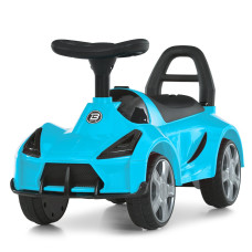 Дитяча каталка-толокар Bambi (M 6299-12) блакитна, музика, світло
