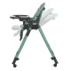 Стільчик для годування El Camino CRYSTAL (ME 1037-B Green) зі шкіряним сидінням