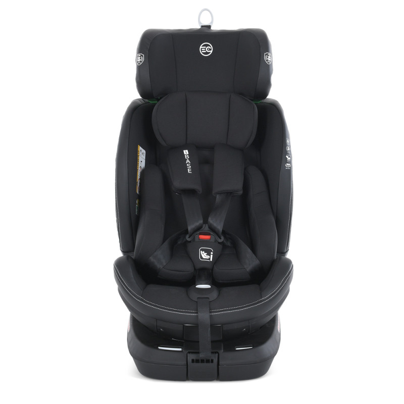 Дитяче автокрісло EL CAMINO i-BASE (ME 1109 Jet Black)