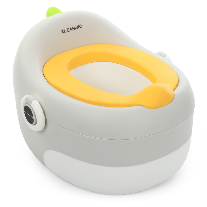 Дитячий горщик EL CAMINO MULTI POTTY 3в1 (ME 1142 Gray) накладка на унітаз, підставка для ніг