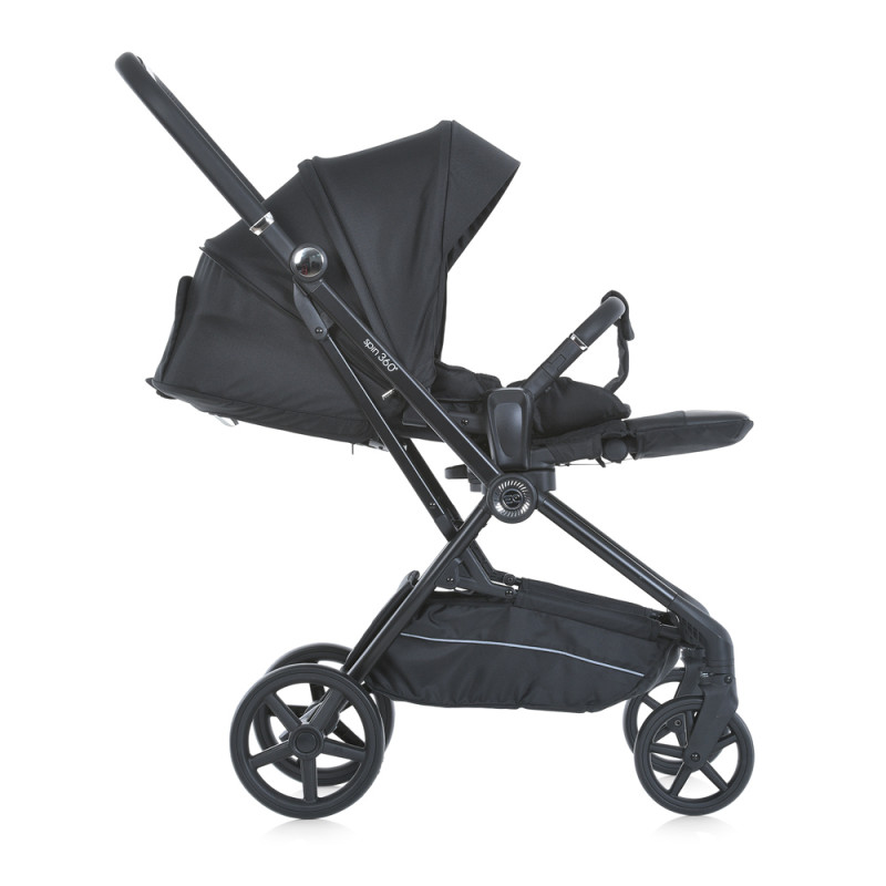 Коляска дитяча EL CAMINO SPIN 360 (ME 1138 Black) чорний