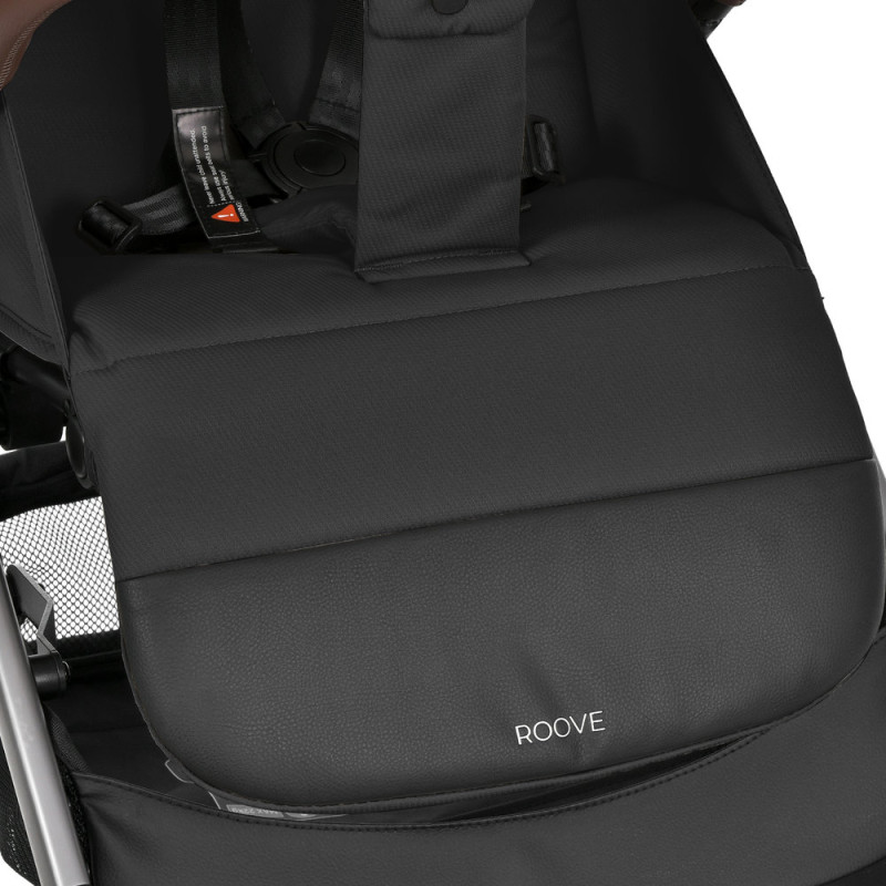 Дитяча прогулянкова Коляска El Camino ROOVE (ME 1230 Black) чохол на ніжки