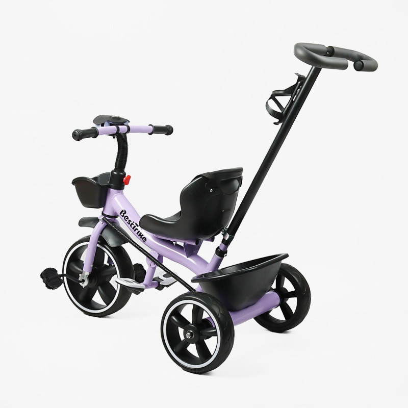 Дитячий триколісний велосипед Best Trike (BS-659048/BS-6590-48) колеса EVA, сталева рама, батьківська ручка