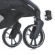 Дитяча прогулянкова Коляска EL CAMINO BEYA (ME 1127-B Midnight Gray) з чохлом на ніжки