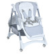 Дитячий Стільчик для годування EL CAMINO STEADY (ME 1177 Quiet Gray)