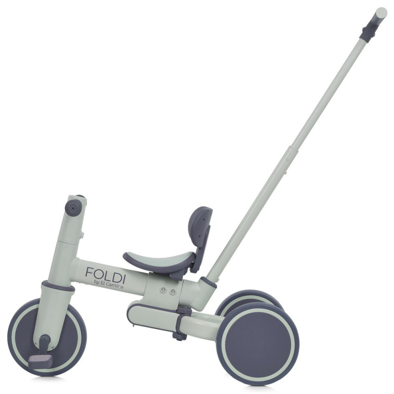 Дитячий триколісний Велосипед-велобіг EL CAMINO FOLDI 3в1 (ME 1202 Slate Green)