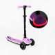 Самокат триколісний "Kick`n`roll" (X2-90338) колеса PU 120х30мм зі світлом, підсвічування платформи, кермо складне