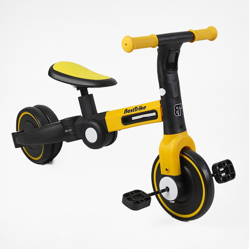 Дитячий триколісний Велосипед-велобіг "Best Trike" (BS-32260) нейлонова рама, підсвічування