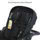 Дитяче Автокрісло El Camino i-Flow (ME 1198 Black) i-SIZE R129, група 0+, зростання дитини 40-87 см