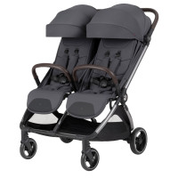 Прогулянковий візок Carrello Link (CRL-6533 Cliff Grey) для двійні