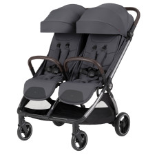 Прогулянковий візок Carrello Link (CRL-6533 Cliff Grey) для двійні