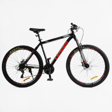 Велосипед Спортивний Corso «Leader» 29 дюймів (LD-62300) рама сталева 21``, обладнання Shimano 21 швидкість, зібран на 75%