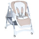 Дитячий Стільчик для годування EL CAMINO STEADY (ME 1177 Cream Beige)