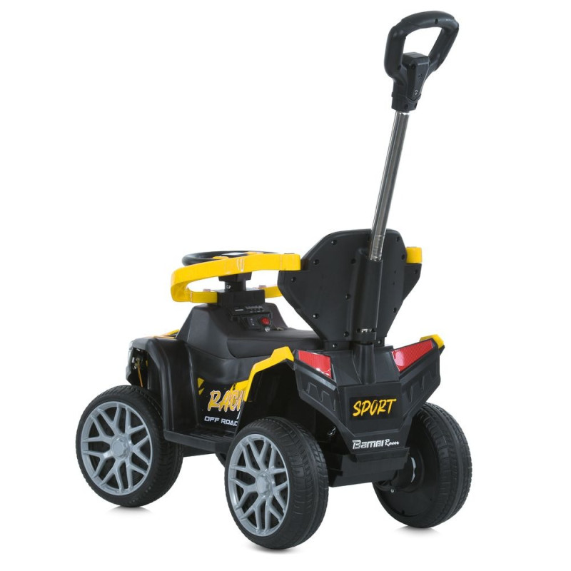 Дитяча каталка-толокар Квадроцикл Bambi Racer (M 6126EBLR-6) шкіра, музика, світло