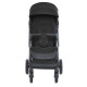 Дитяча прогулянкова Коляска EL CAMINO BEYA (ME 1127-B Black) з чохлом на ніжки